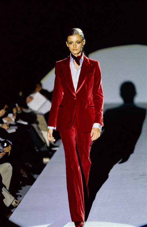 red velvet gucci suit